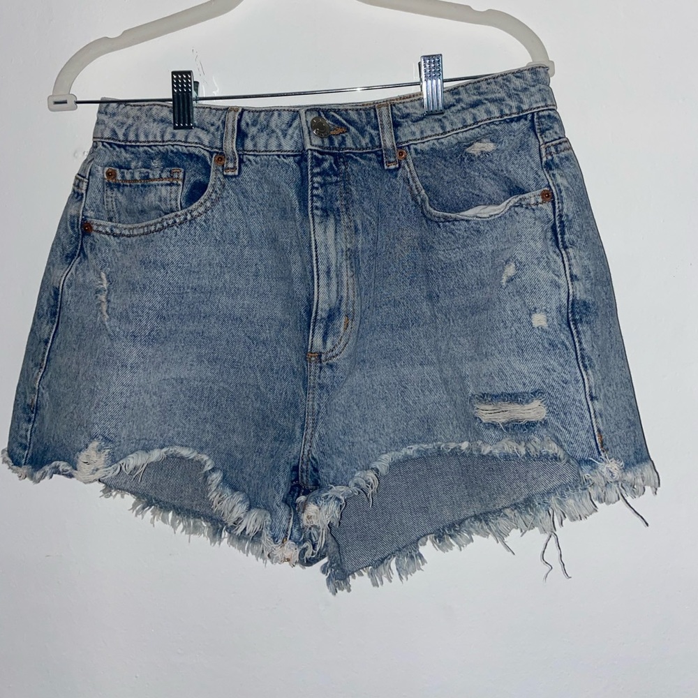 Garage jean shorts